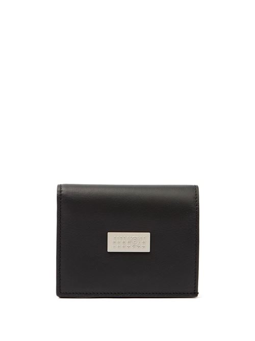 Black calf leather wallet MM 6 MAISON MARGIELA | SA5UI0015P7258T8013